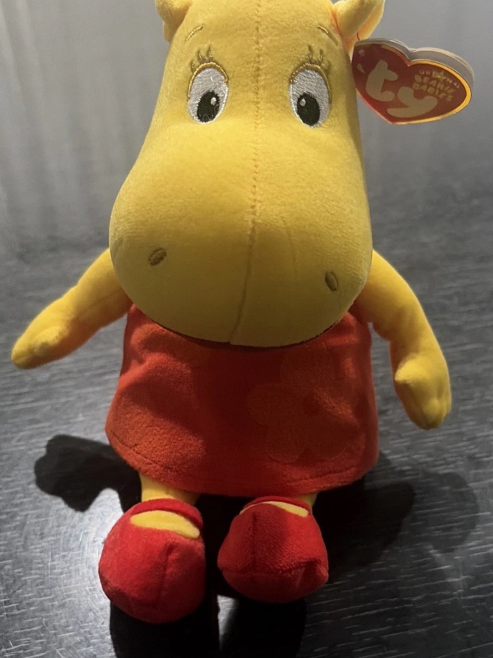 Ty Beanie Baby TASHA Hippo Nick Jr. The Backyardigans 8" TAGS Plush 2006 Vintage